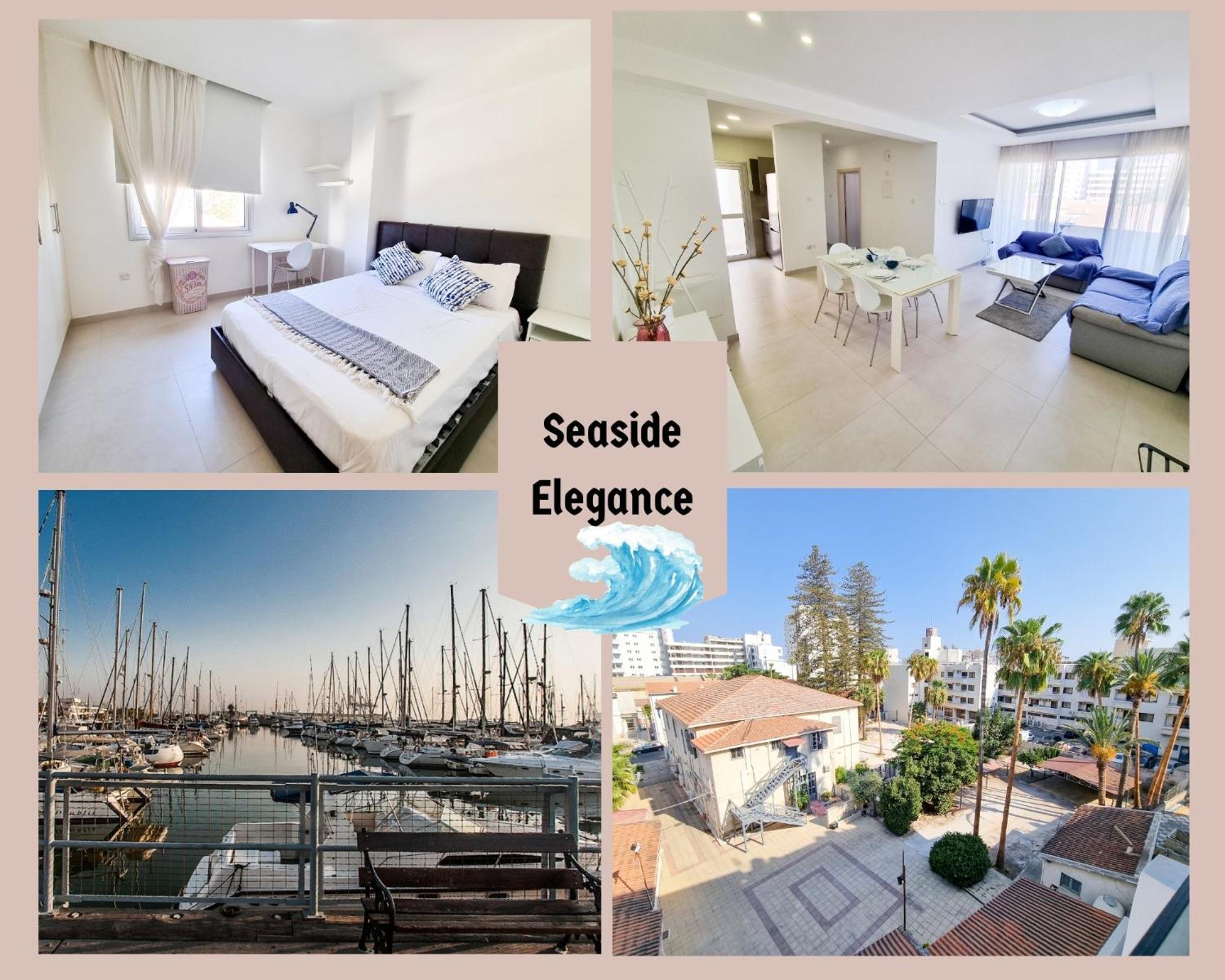 Appartement Seaside Elegance Retreat à Larnaca Extérieur photo